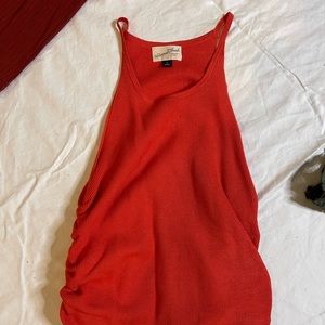 Knit Tank with Side Ties